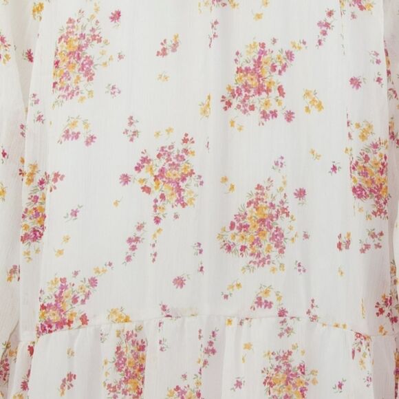 Vince Camuto White Coral Floral Dress - Picture 3 of 4